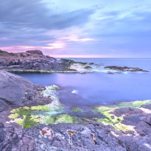 Sea – purple sunset Ahtopol